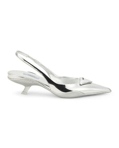 ballet pumps prada|prada slingback kitten heels.